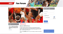 Desktop Screenshot of espnfanforum.com
