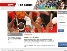 Tablet Screenshot of espnfanforum.com